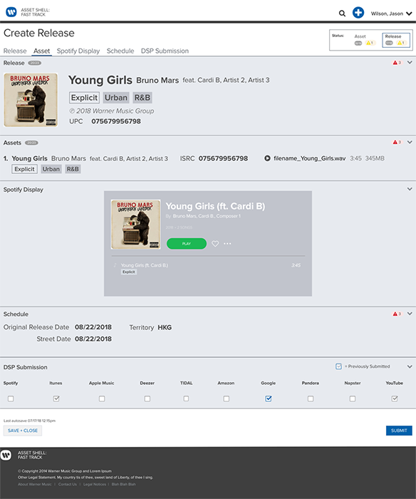 WMG Create Release